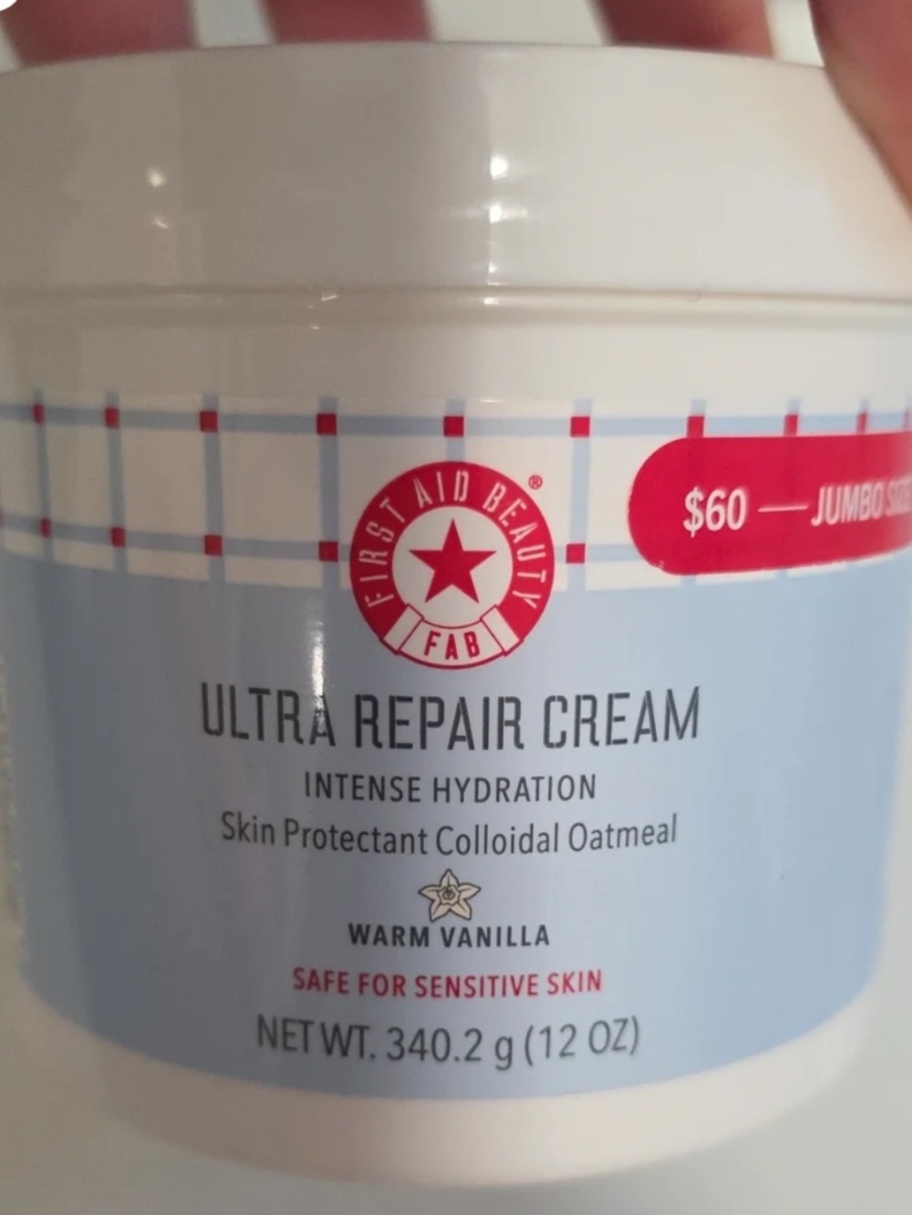 First Aid Beauty Ultra Repair Cream- Warm Vanilla- 14 oz